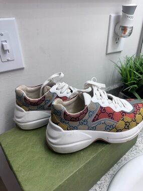 Gucci Multicolor GG Logo Chunky Sneakers